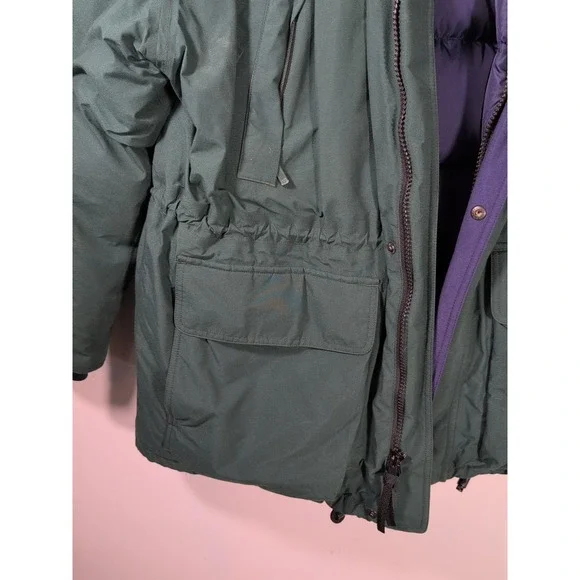 Vintage Eddie Bauer Ridgeline Goose Down Goretex Wool Jacket Mens L - Picture 6 of 13